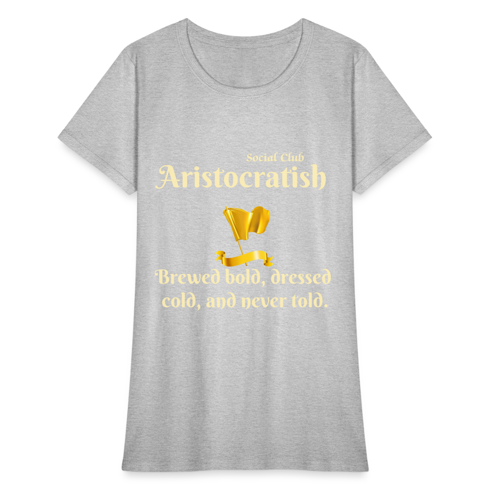 Aristocratish Social Club: Brewed bold - heather gray